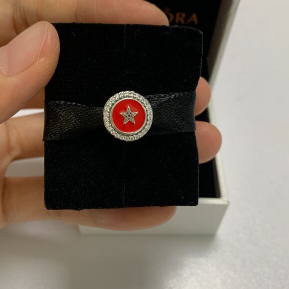 Pandora Jewelry - Pandora Morocco Flag Dangle Charm Bead